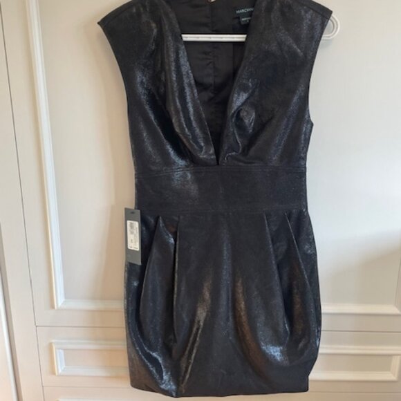 Structured Shimmer Party Dress - Picture 1 of 3